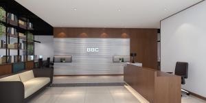 珠江大廈辦公室裝修，密集型現代風格辦公室，簡單實用！